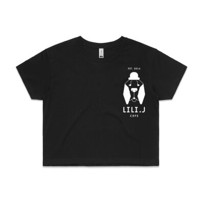 Crop Top - White Logo Thumbnail