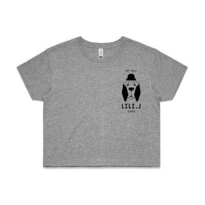 Crop Top - Black Logo Thumbnail